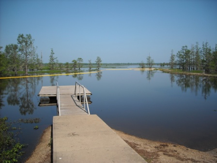 MR boat ramp after